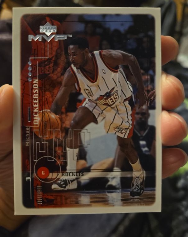 1999 Upper Deck MVP #60 Michael Dickerson Houston Rockets — front