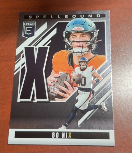 2025 Panini Donruss Elite Spellbound #26 Bo Nix — front