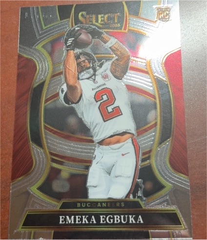 2025 Panini Select #37 Emeka Egbuka Rookie Concourse — front