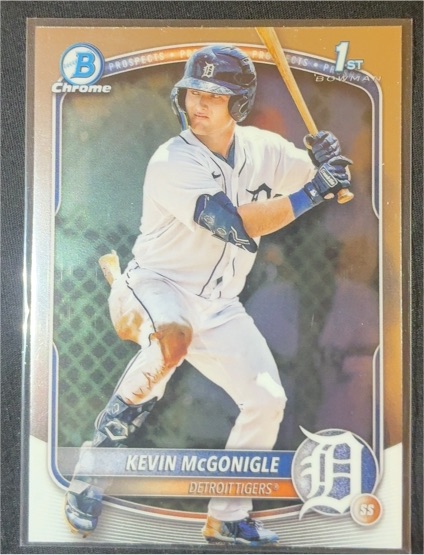 2025 Bowman Chrome 1st #BCP-79 Kevin McGonigle — front