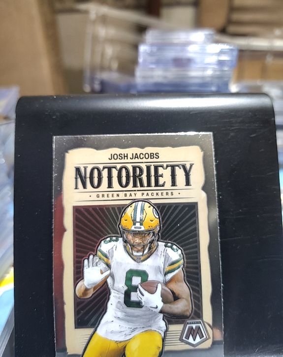 2024 Panini Mosaic Notoriety #5 Josh Jacobs — front