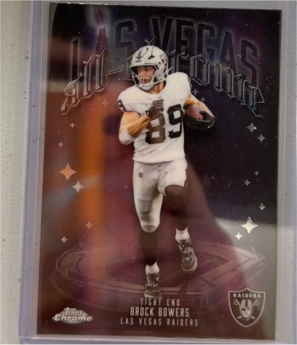 2025 Topps Chrome All-Chrome #ACT-10 Brock Bowers — front