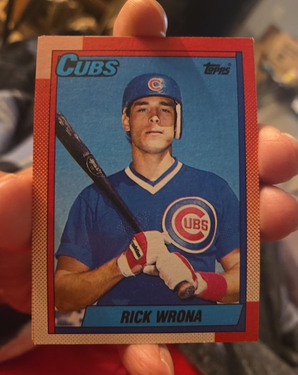 1990 Topps #187 Rick Wrona — front