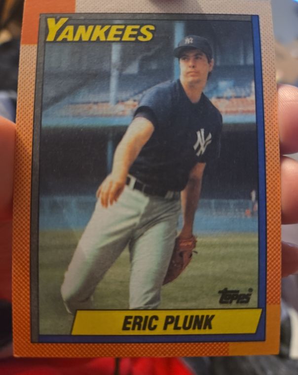 1990 Topps #9 Eric Plunk — front