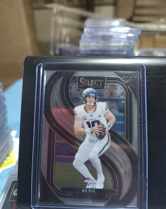 2024 Panini Select Premier Level #117 Bo Nix Rookie Denver Broncos — front