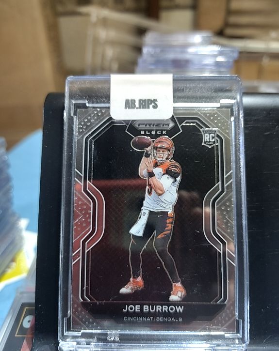 2020 Panini Prizm Black #PB-1 Joe Burrow Rookie — front