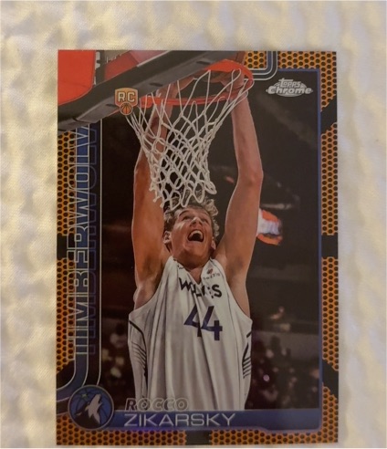 2025-26 Topps Chrome #296 Rocco Zikarsky — front