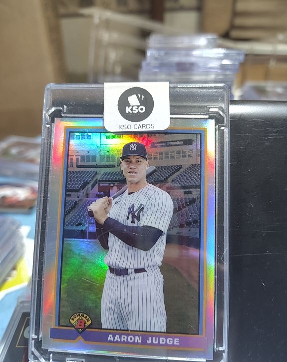 2021 Bowman Chrome #91B-AJ Aaron Judge — front