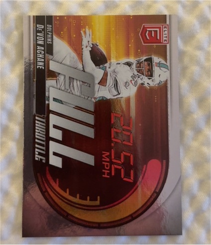 2025 Panini Donruss Elite #13 De'Von Achane Full Throttle — front