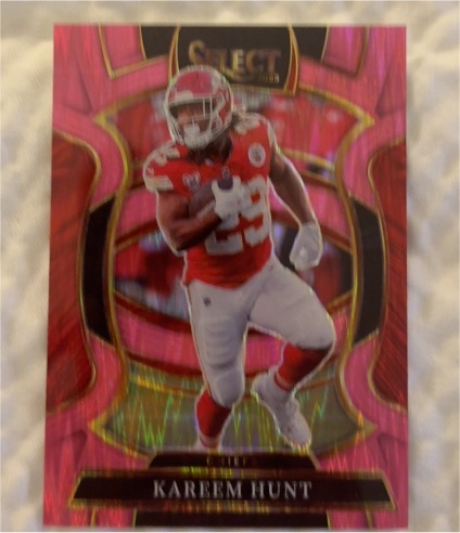 2025 Panini Select #7 Kareem Hunt — front