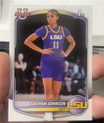 2025-26 Bowman Basketball Prospects #BPP-73 ZaKiyah Johnson — front