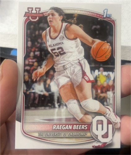 2025-26 Bowman Basketball Prospects #BPP-65 Raegan Beers — front