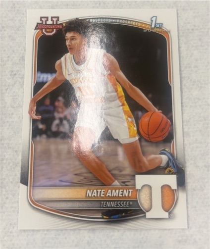 2025-26 Bowman Basketball #BPP-5 Nate Ament — front