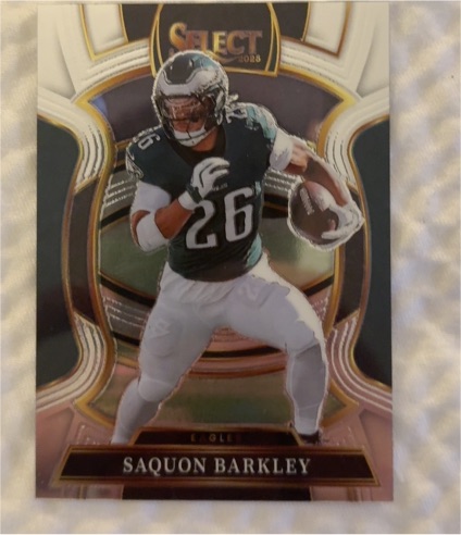 2025 Panini Select #90 Saquon Barkley — front