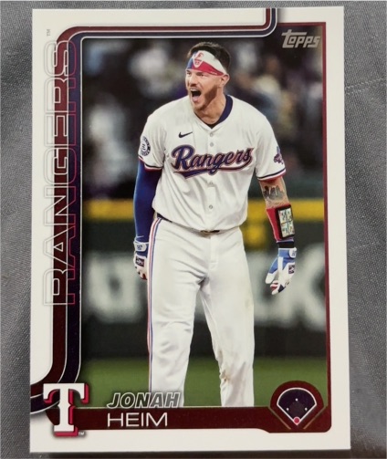 2025 Topps #51 Jonah Heim — front