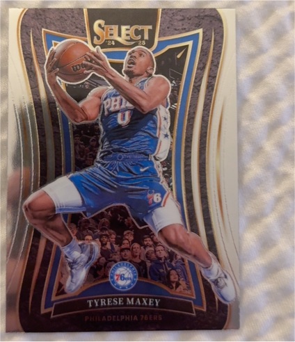2024-25 Panini Select #364 Tyrese Maxey — front