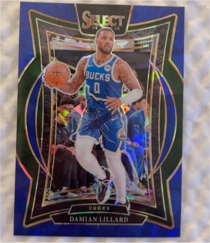 2024-25 Panini Select #55 Damian Lillard — front