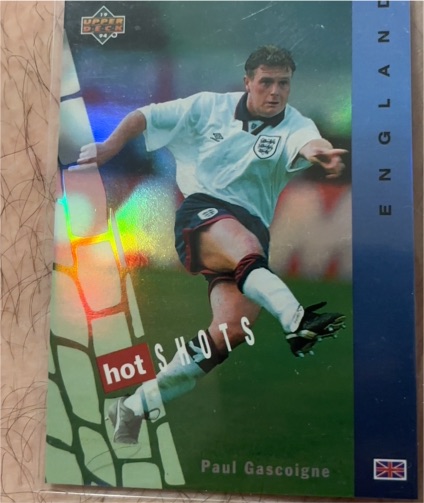 1994 Upper Deck World Cup Hot Shots #HS7 Paul Gascoigne — front