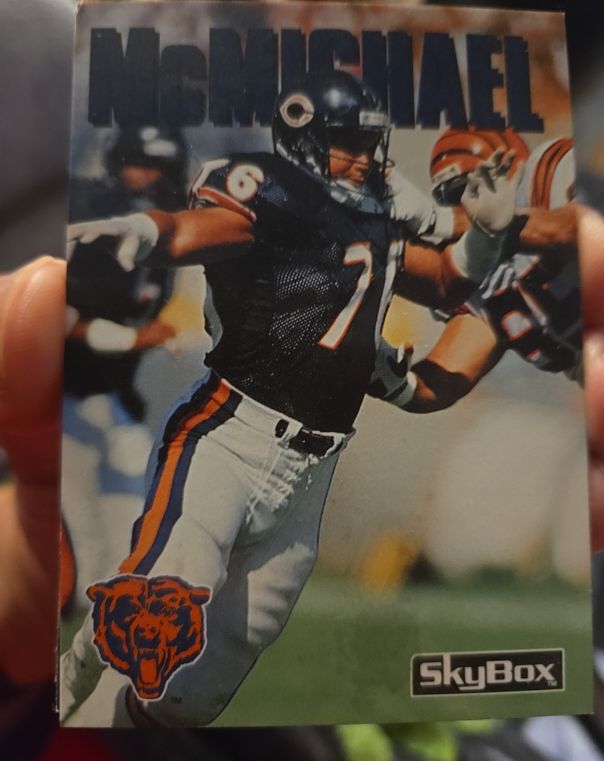 1992 SkyBox Impact #99 Steve McMichael — front