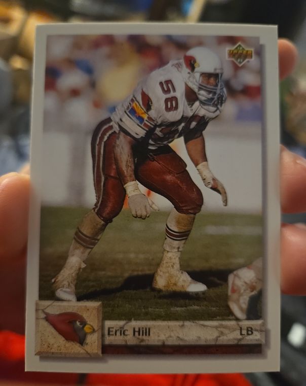 1992 Upper Deck #443 Eric Hill Phoenix Cardinals — front