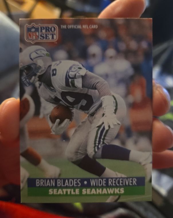 1991 Pro Set #298 Brian Blades Seattle Seahawks — front