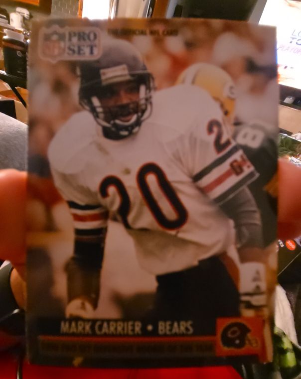 1991 Pro Set #20 Mark Carrier — front