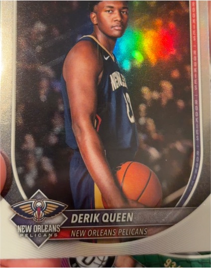 2025-26 Bowman Chrome #BCV-13 Derik Queen — front
