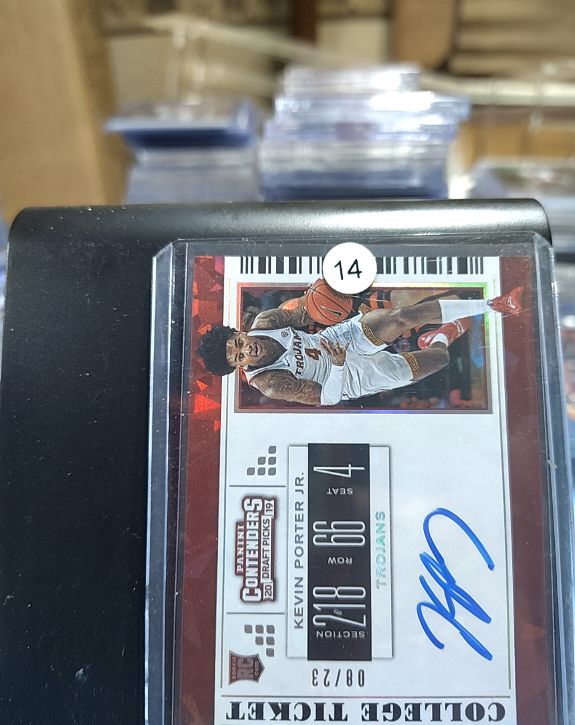 2019-20 Panini Contenders Draft Picks #66 Kevin Porter Jr. College Ticket Rookie Auto — front