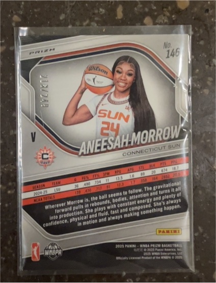 2025 Panini Prizm WNBA #146 Aneesah Morrow — front