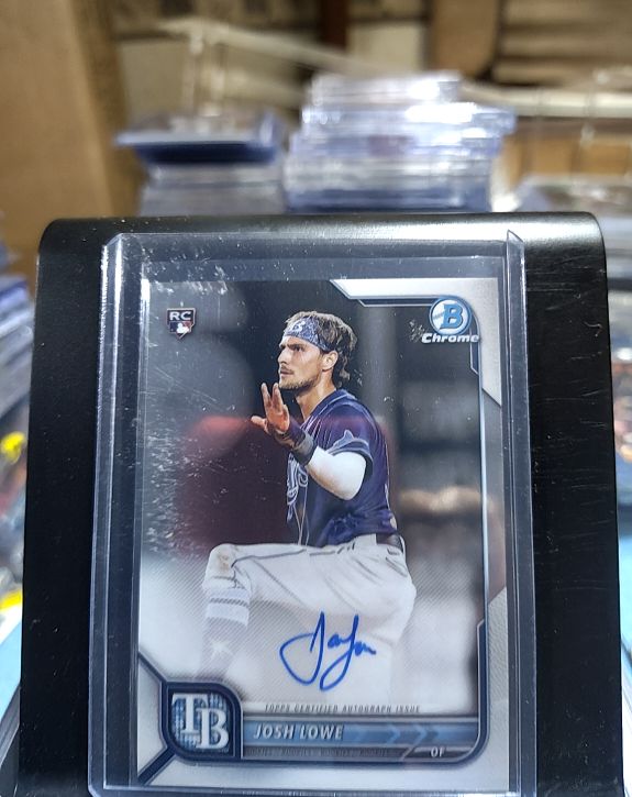 2022 Bowman Chrome #33 Josh Lowe Rookie Card — front
