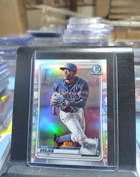 2020 Bowman Chrome #BCP-241 Vidal Brujan — front