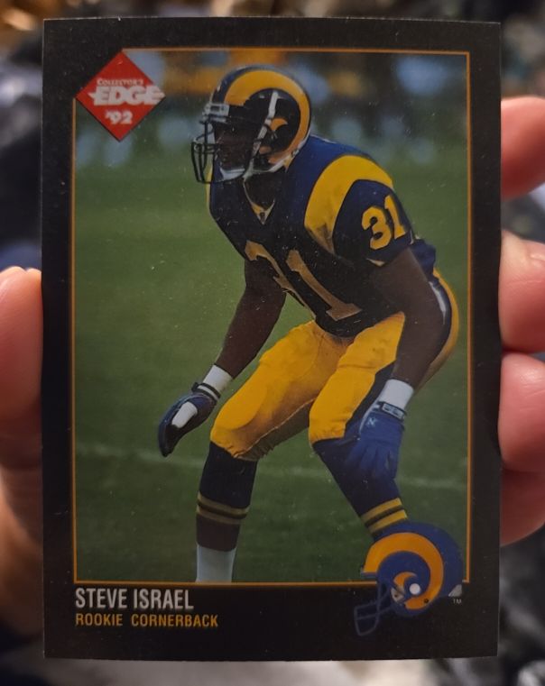 1992 Collector's Edge #187 Steve Israel — front