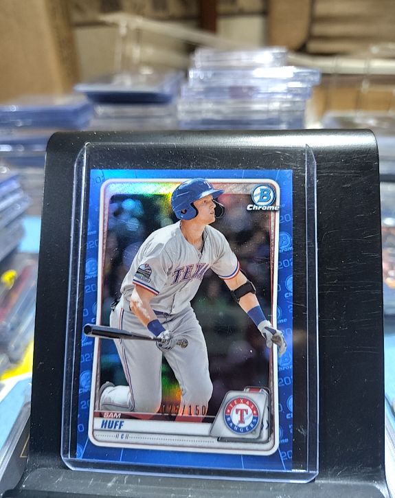 2020 Bowman Chrome #BCP-237 Sam Huff — front