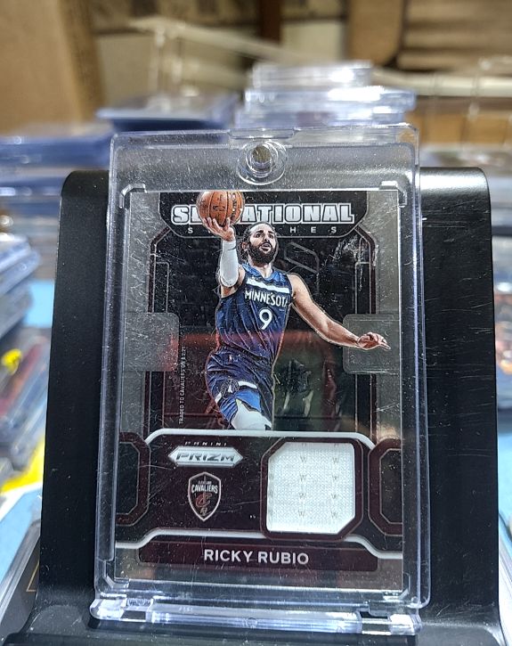 2021-22 Panini Prizm #SW-RRB Ricky Rubio — front