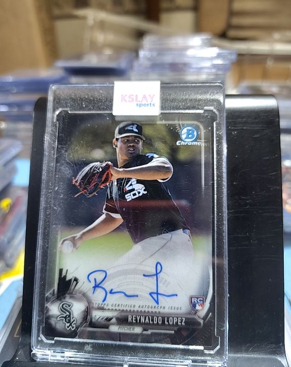 2017 Bowman Chrome #BCAR-RL Reynaldo Lopez Rookie Autograph — front