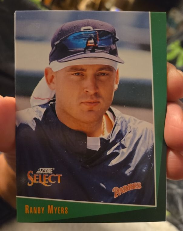 1993 Score Select #215 Randy Myers — front