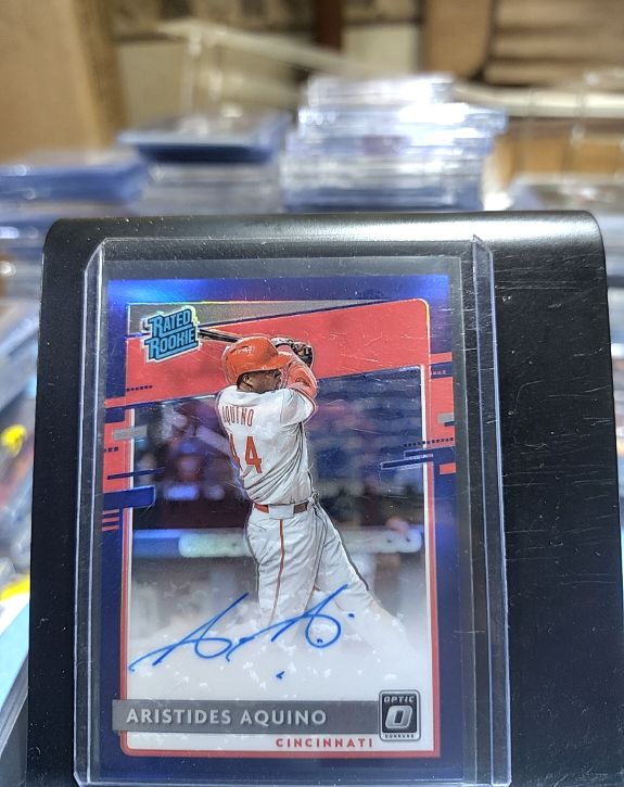 2020 Panini Donruss Optic #RRS-AA Aristides Aquino — front