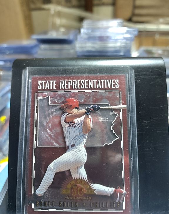 1998 Leaf State Representatives #7 Scott Rolen — front