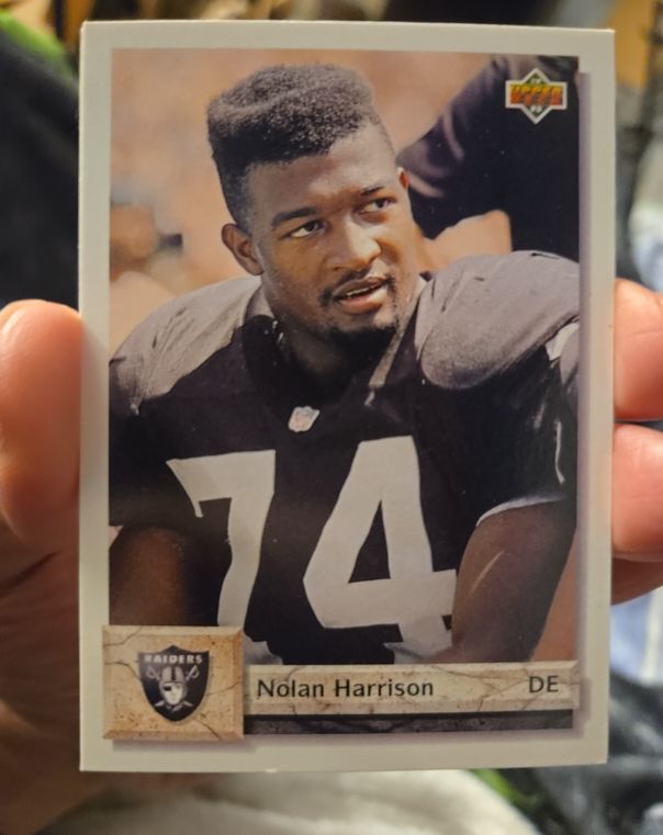 1992 Upper Deck #545 Nolan Harrison — front