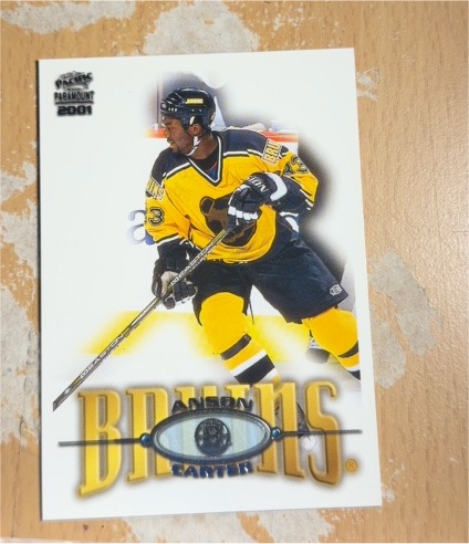 2000-01 Pacific Paramount #17 Anson Carter — front