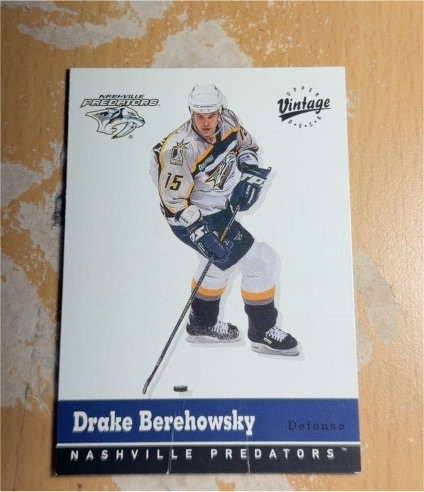 2000-01 Upper Deck Vintage #200 Drake Berehowsky — front