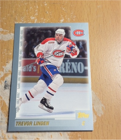 2000-01 Topps #6 Trevor Linden — front