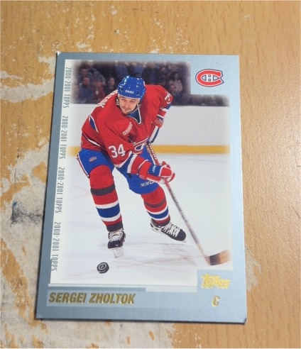2000-01 Topps #159 Sergei Zholtok — front