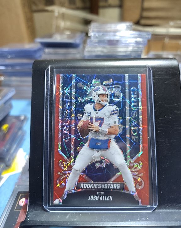 2021 Panini Rookies & Stars Crusade Red Plaid Prizm #CR-3 Josh Allen — front