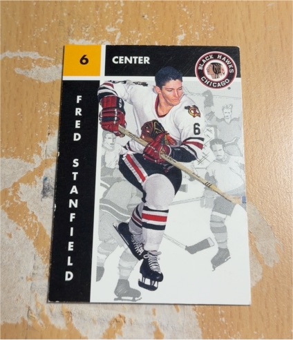 1995-96 Parkhurst 1966-67 #6 Fred Stanfield — front