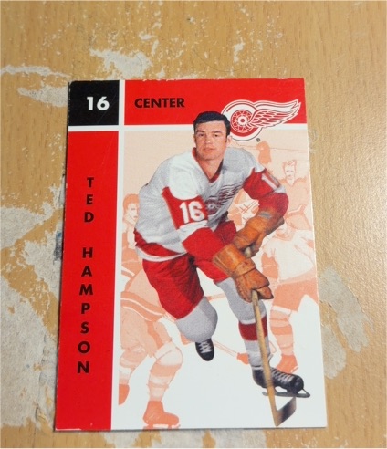 1995-96 Parkhurst 1966-67 #47 Ted Hampson — front