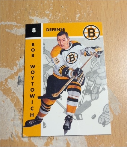 1995-96 Parkhurst 1966-67 Design #8 Bob Woytowich — front