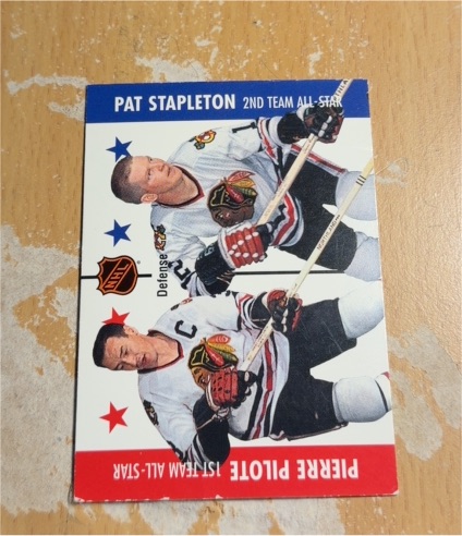 1995 Parkhurst 1966-67 #123 Pat Stapleton / Pierre Pilote — front