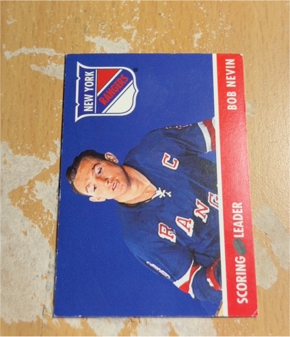 1995-96 Parkhurst '66-67 #144 Bob Nevin New York Rangers — front