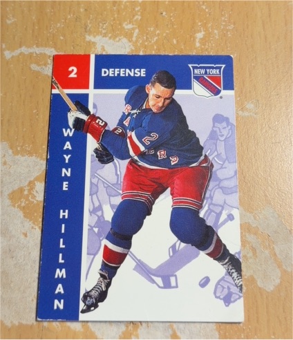 1995-96 Parkhurst 1966-67 Design #84 Wayne Hillman — front